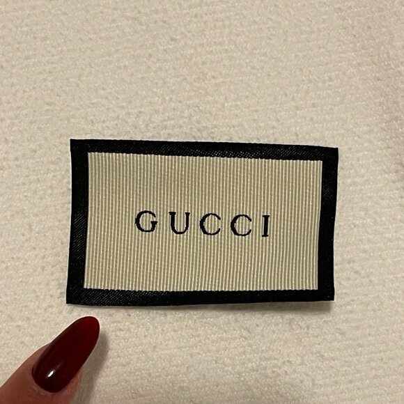 Preloved Gucci Horse-Embroidered Felted-Cotton Sweatshirt SZ M - Picture 6 of 6